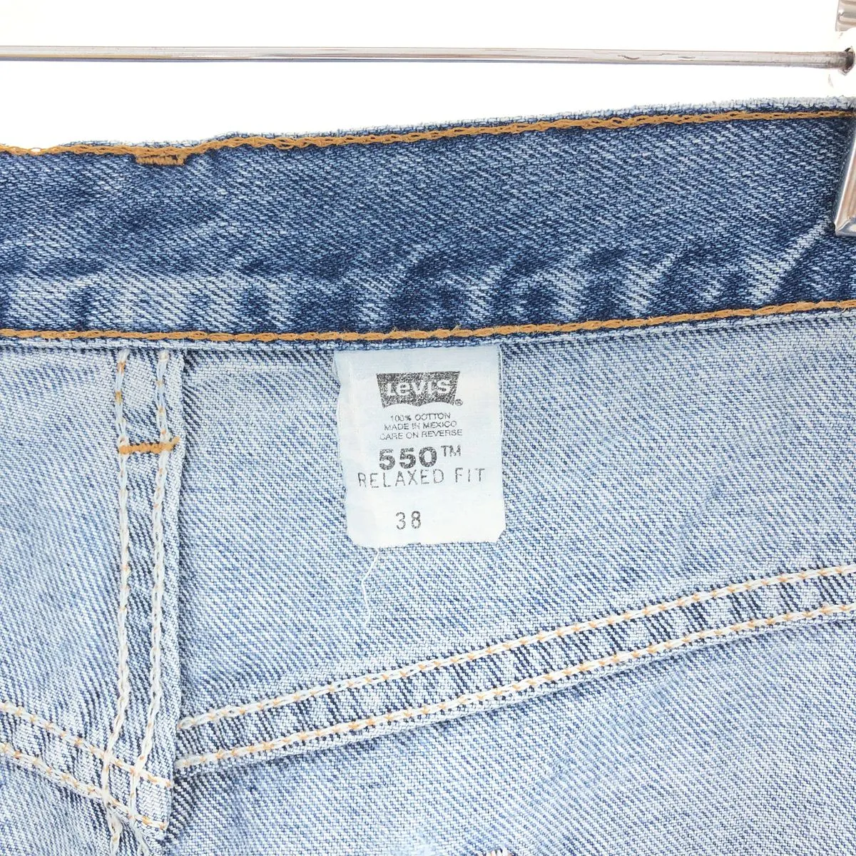 00'S Levi's 550 Relaxed Fit Denim Shorts, Men's, W38 / eaa382594