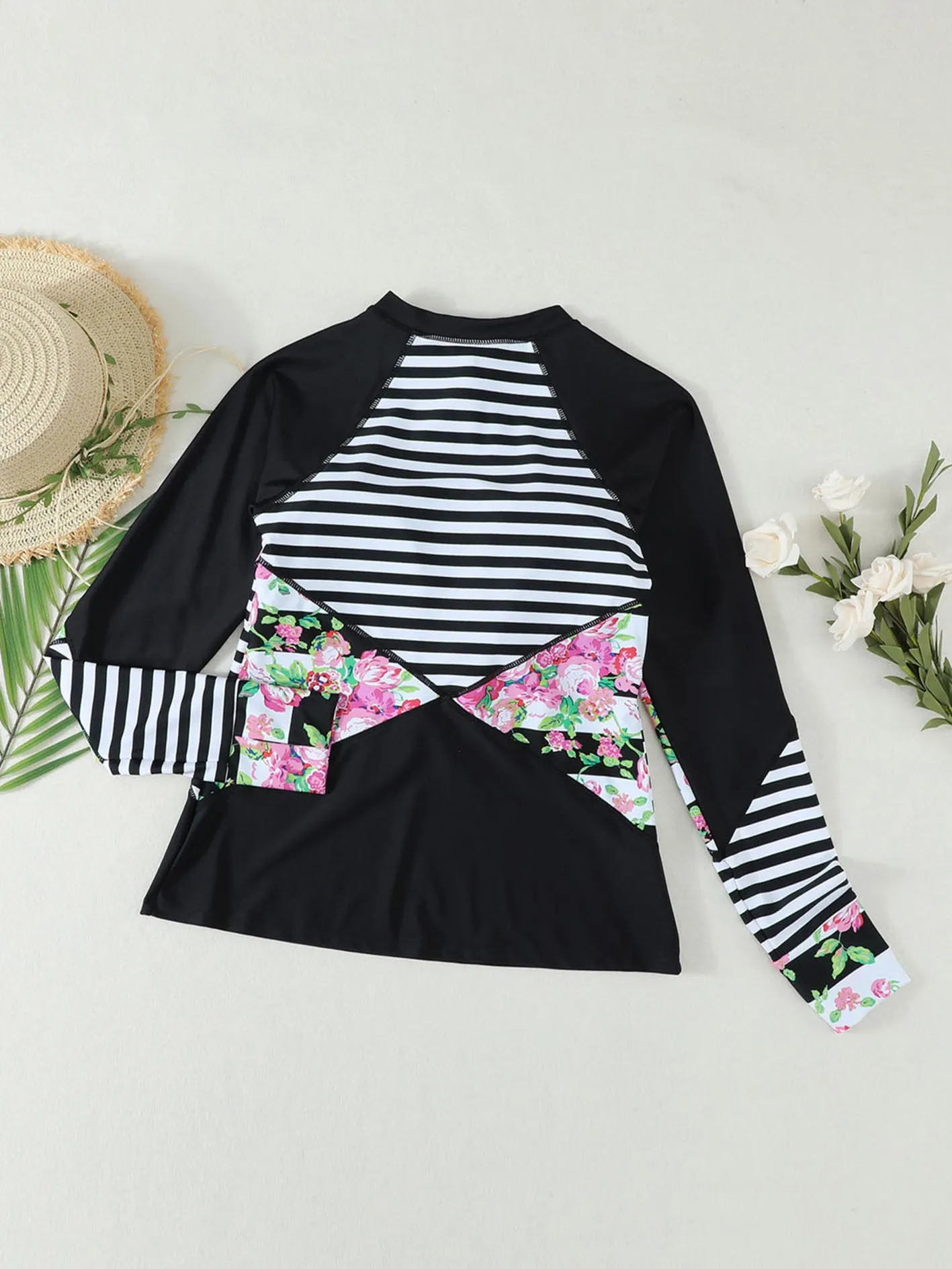 2 piece Pullover Long Sleeve UPF50  Rash Guard