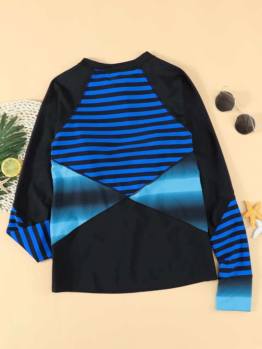 2 piece Pullover Long Sleeve UPF50  Rash Guard