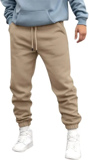 2023 Sweatpants for Men, Men's Cargo Sweatpant Casual Joggers Athletic Pants Loose Stretch Baggy Trousers with Pockets