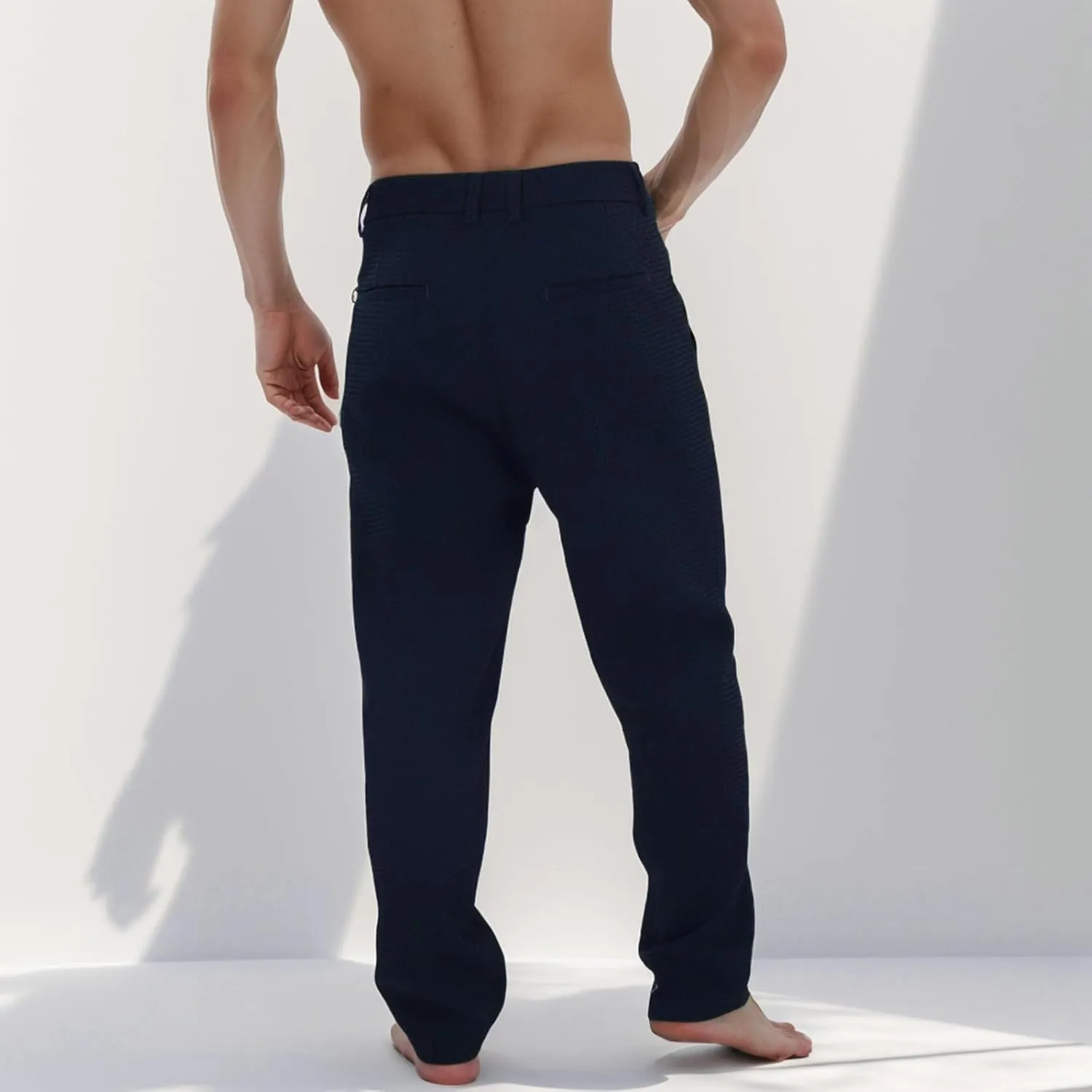 2024 Mens Golf Pants Fashion Casual Stretch Slim Fit Joggers Pants Hiking Travel Work Dress Pants Men Stylish Trousers