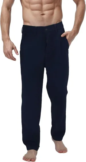 2024 Mens Golf Pants Fashion Casual Stretch Slim Fit Joggers Pants Hiking Travel Work Dress Pants Men Stylish Trousers