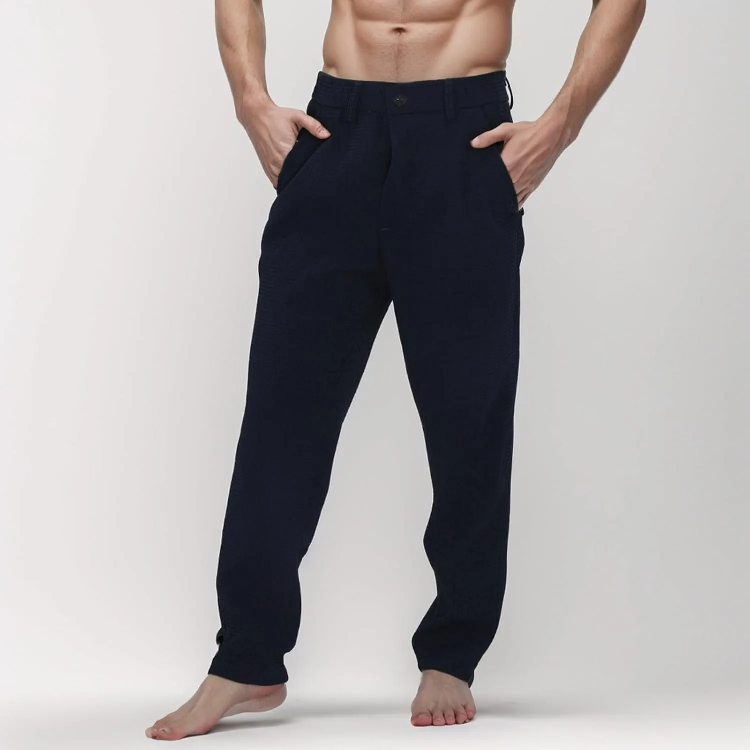2024 Mens Golf Pants Fashion Casual Stretch Slim Fit Joggers Pants Hiking Travel Work Dress Pants Men Stylish Trousers