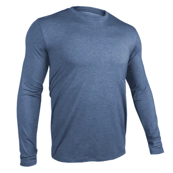 2UNDR Mens Long Sleeve  Luxury Crew Tee