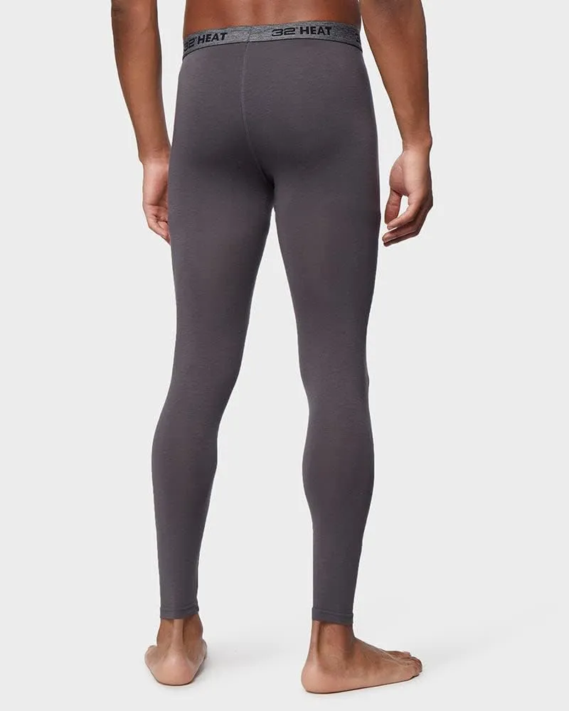 32 Degrees Men's Lightweight Baselayer Legging | Form Fitting | 4-Way Stretch | Thermal