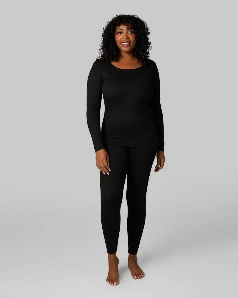 32 Degrees Women's Lightweight Baselayer Legging | 4-Way Stretch | Form Fitting | Thermal