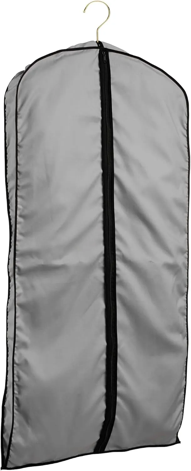 45" Fur Coat Garment Bags for Travel & Hanging Clothes (Grey) - Suit Covers Garment Bag for Men & Women Dress Bag - Closet Storage Suit Bag, Dress Bags, Coat Storage