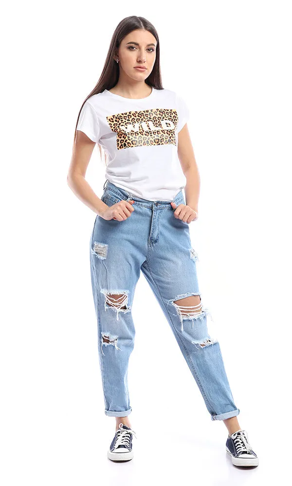 54110 Wild Leopard Printed Tee
