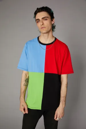80s Colour Block Unisex Tee