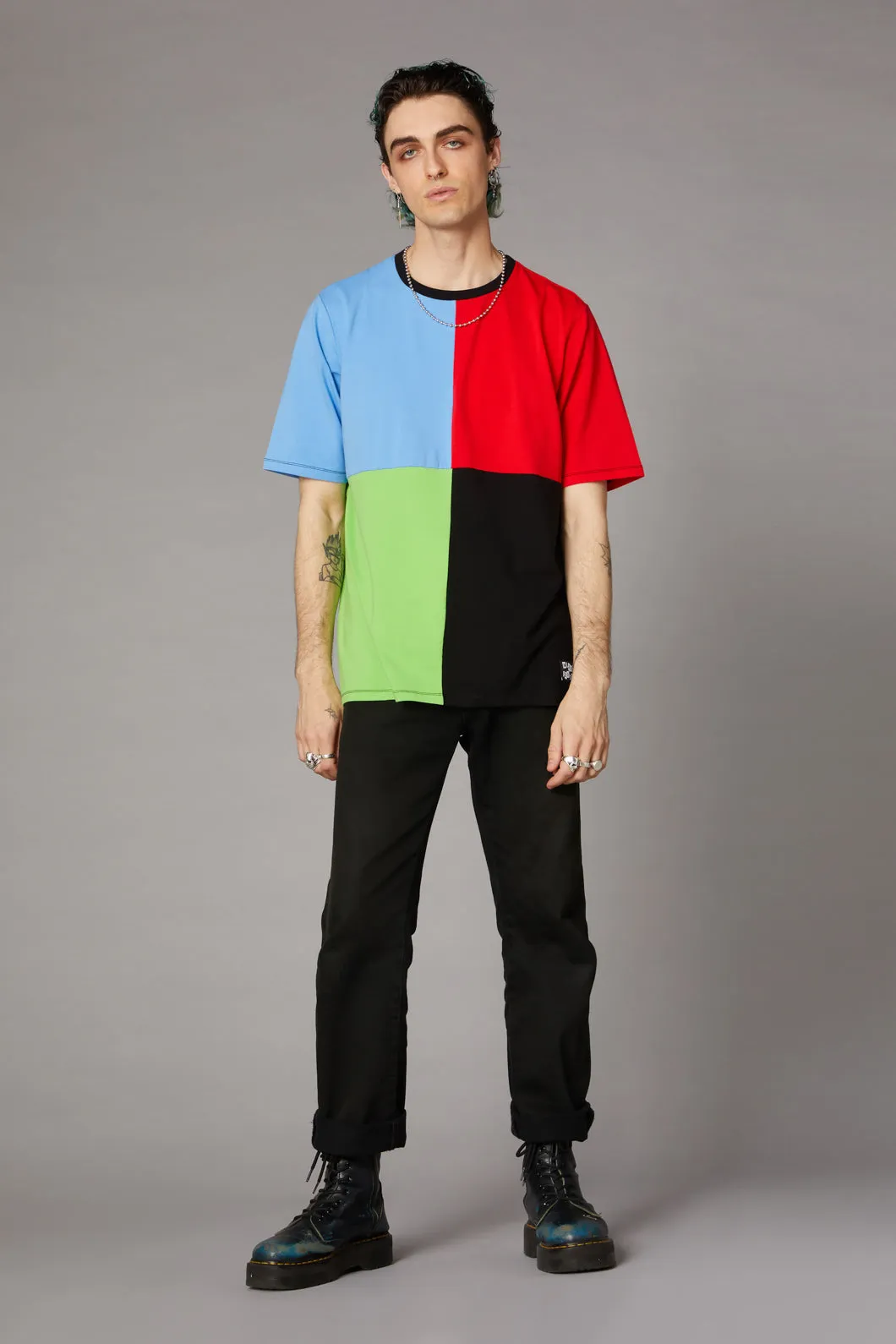 80s Colour Block Unisex Tee