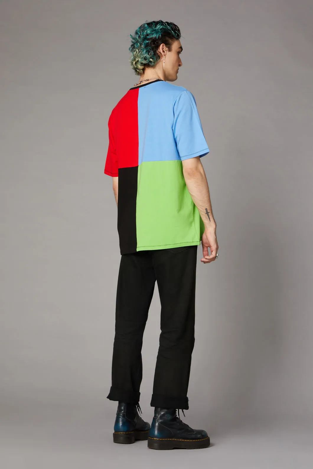 80s Colour Block Unisex Tee
