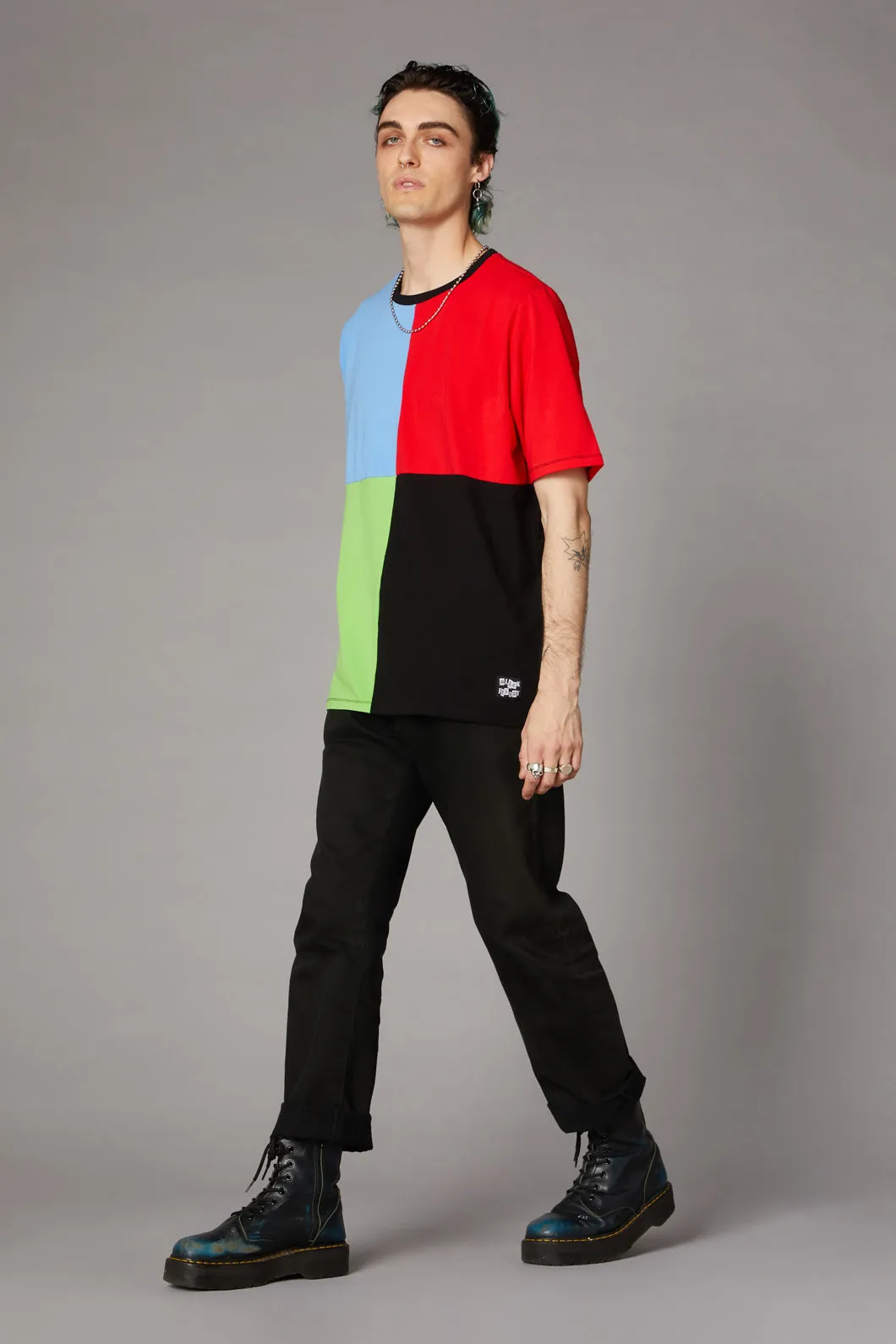 80s Colour Block Unisex Tee