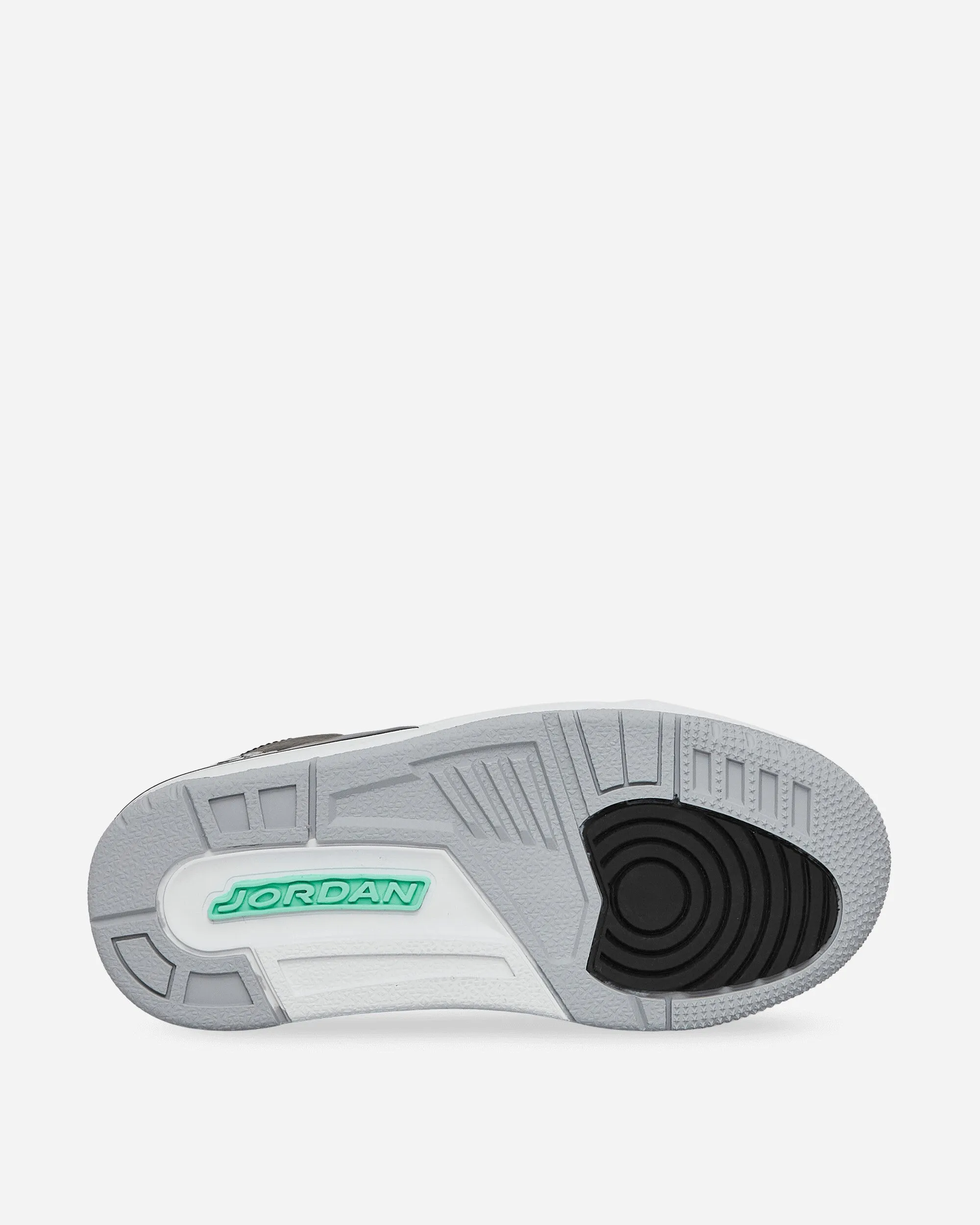 Air Jordan 3 Retro (PS) Sneakers Black / Green Glow
