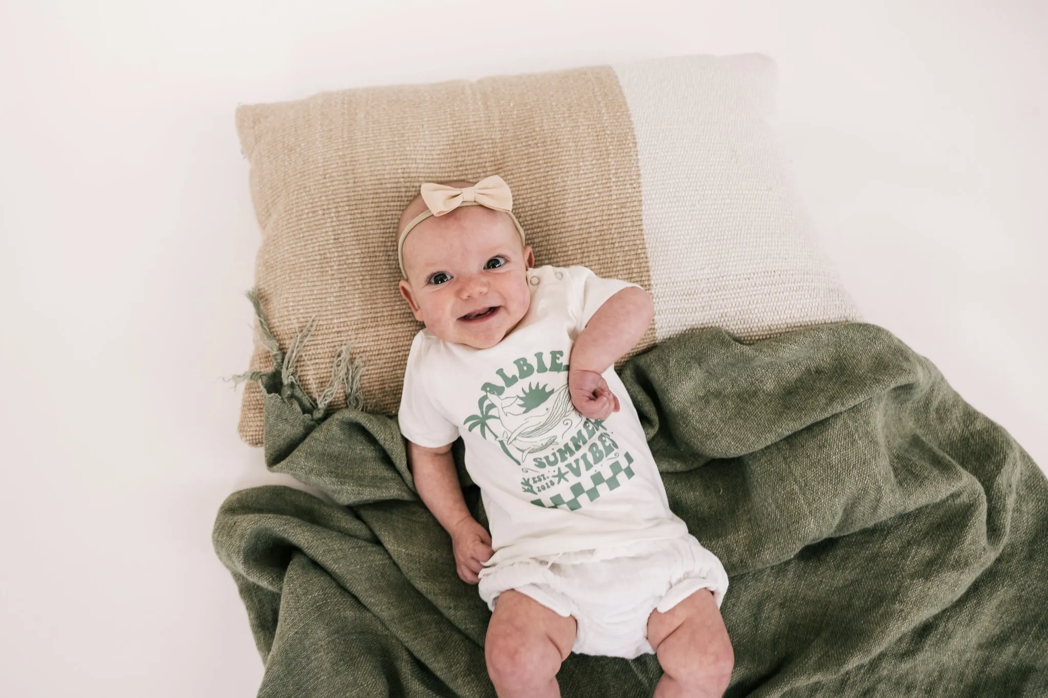 Albie Tee Mini | Ivory- Was $39 Now $21