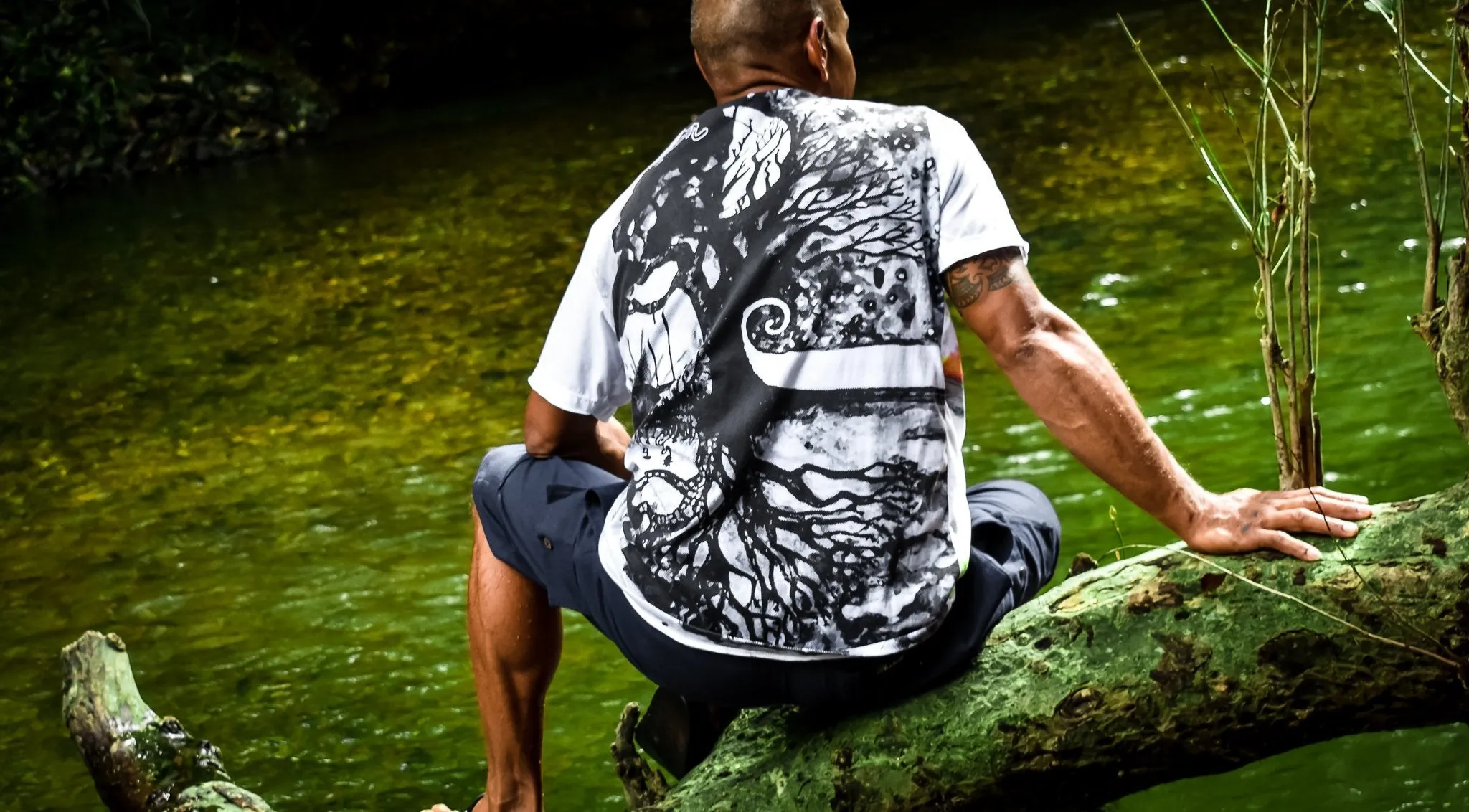 Alternate T Shirt- Seasons Tree White