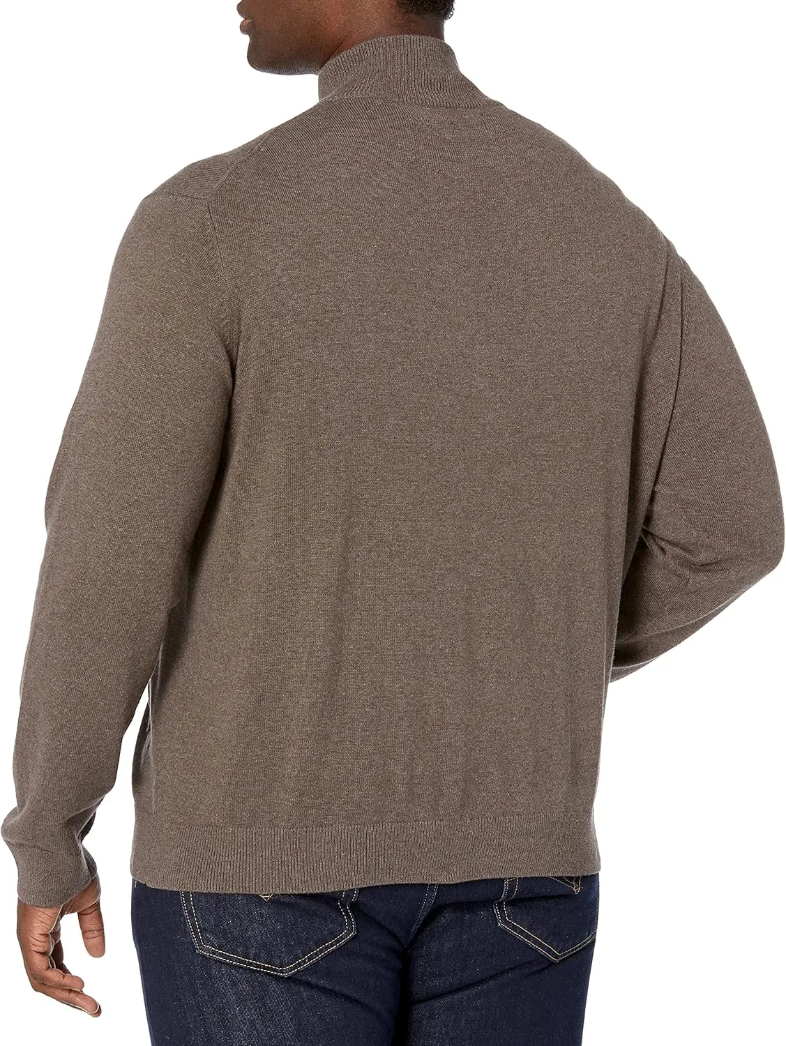 Amazon Essentials Men's Full-Zip Cotton Sweater