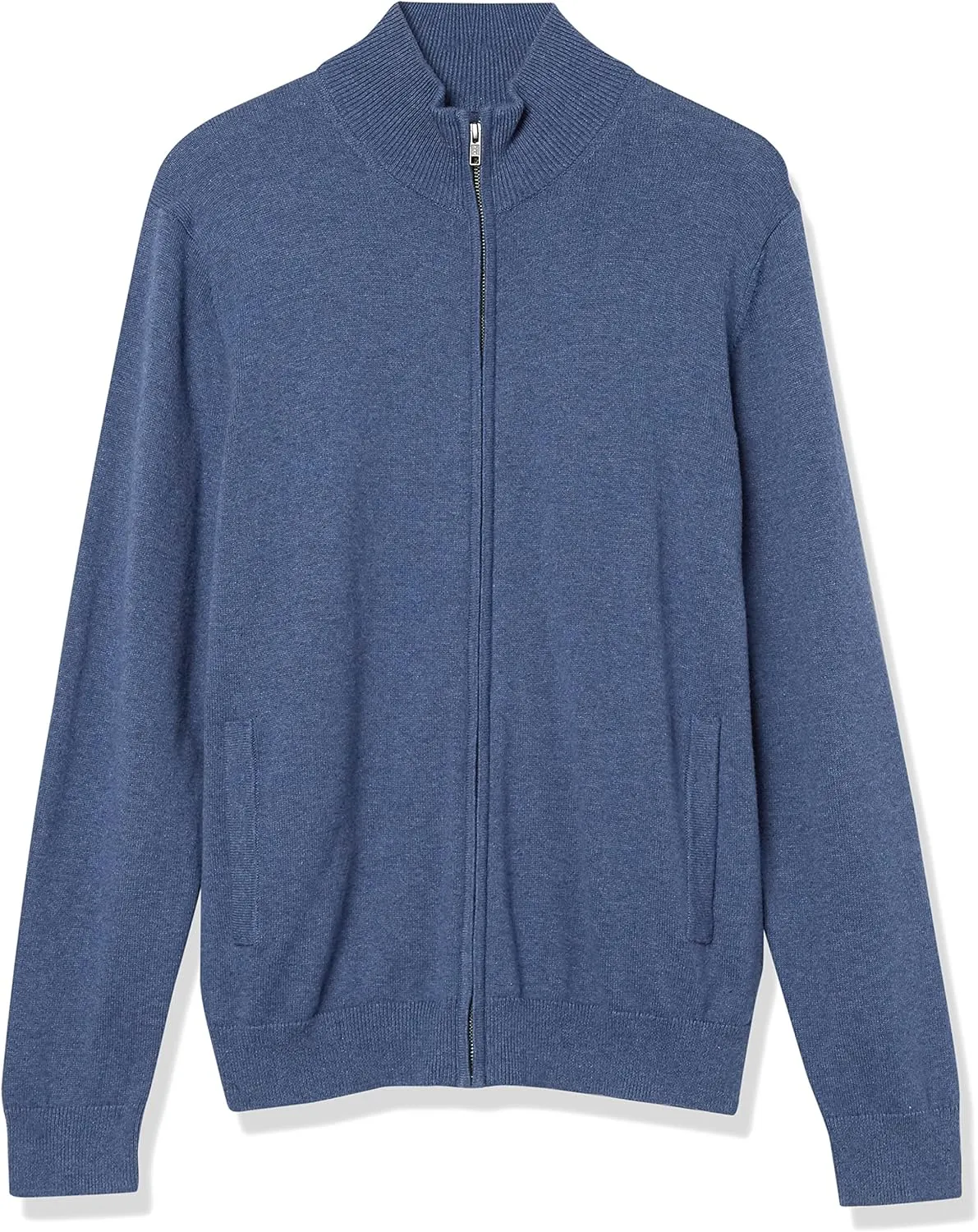 Amazon Essentials Men's Full-Zip Cotton Sweater