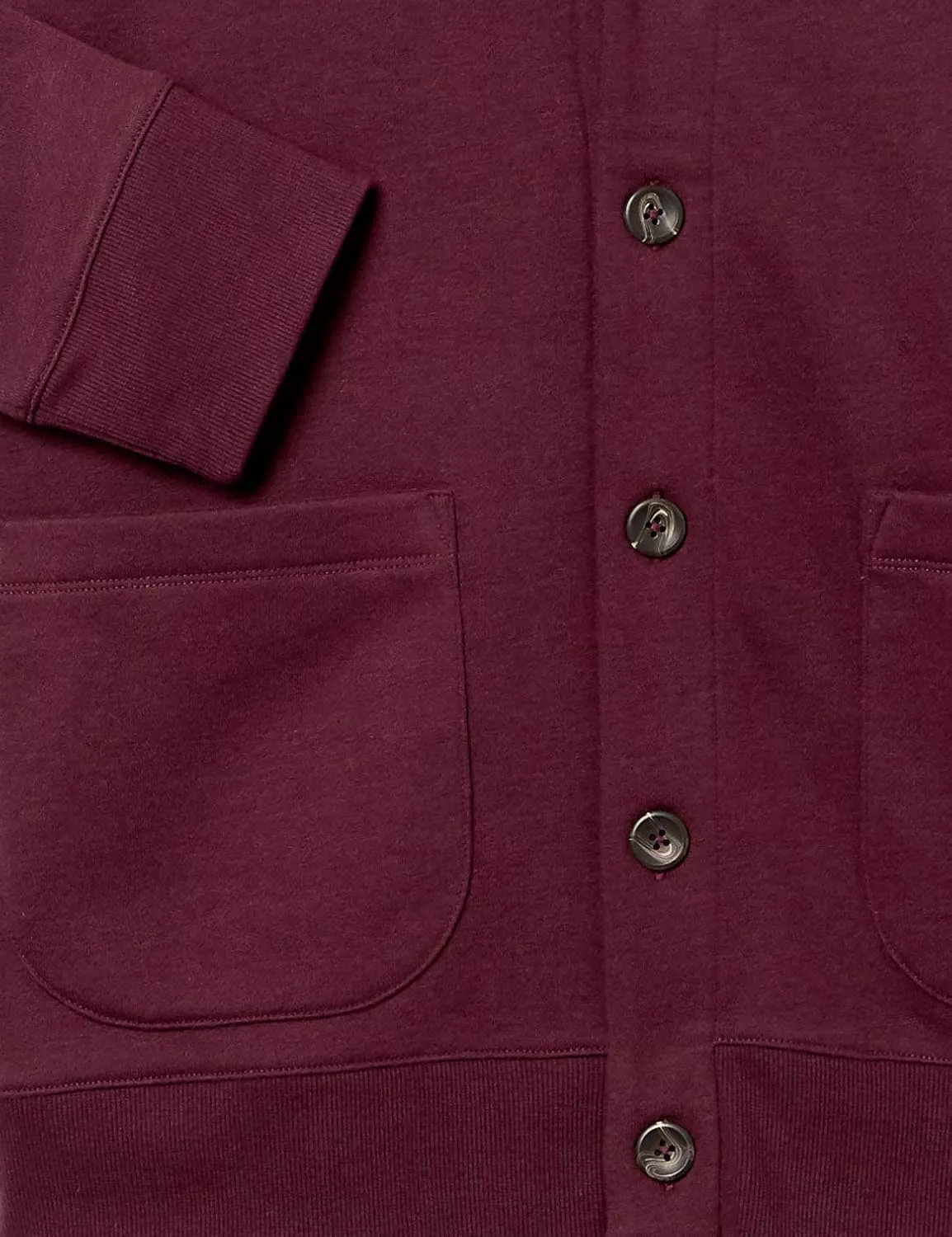 Amazon Essentials Men's Long-Sleeve Fleece Shawl-Collar Cardigan