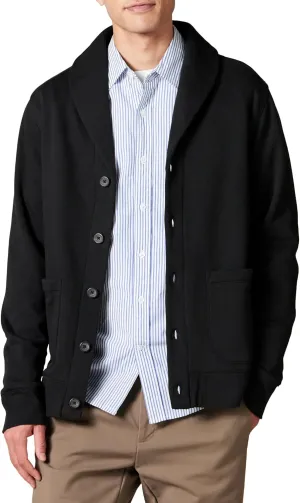 Amazon Essentials Men's Long-Sleeve Fleece Shawl-Collar Cardigan