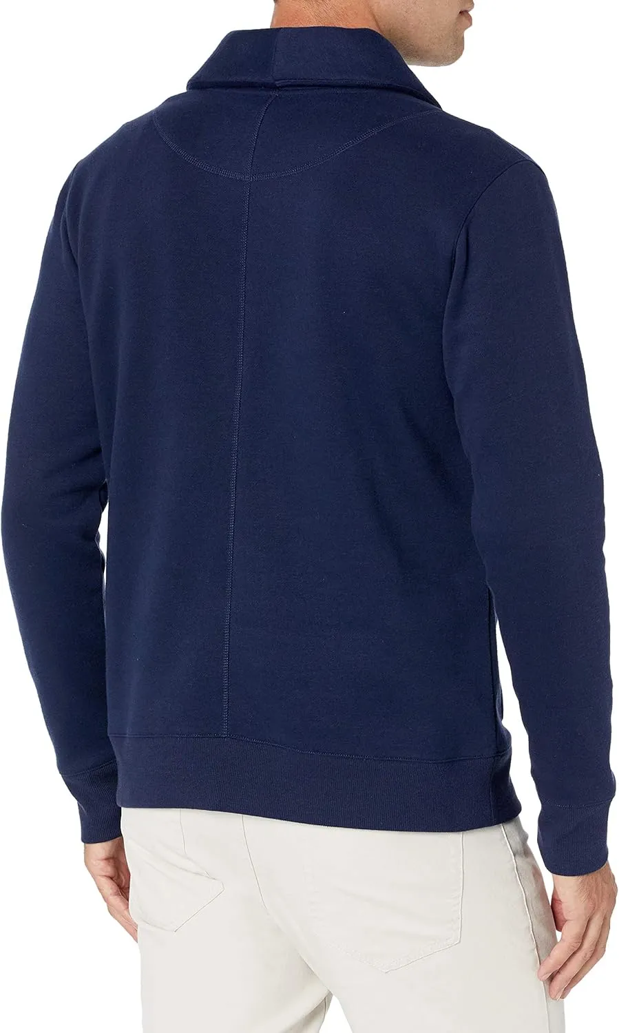 Amazon Essentials Men's Long-Sleeve Fleece Shawl-Collar Cardigan