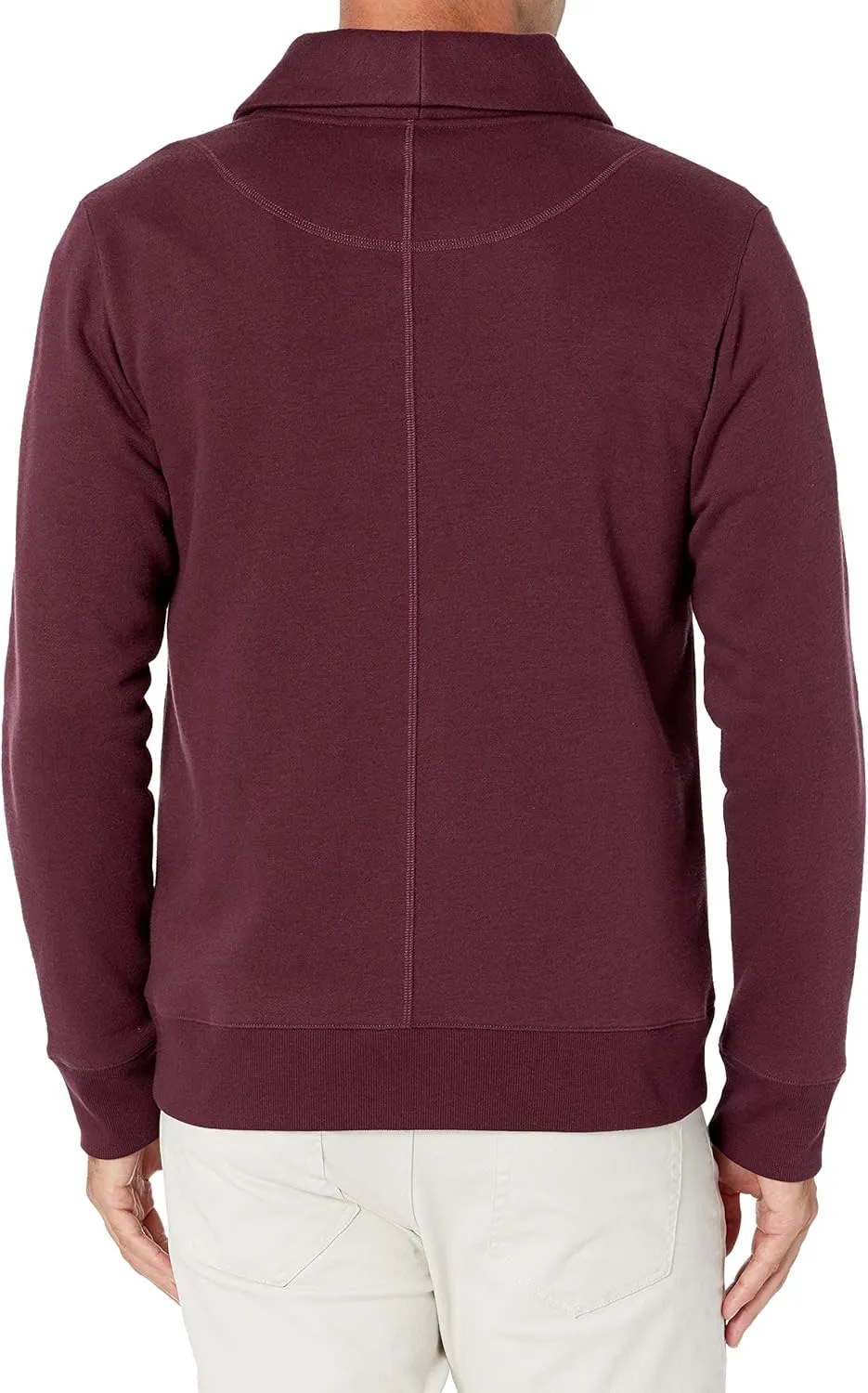 Amazon Essentials Men's Long-Sleeve Fleece Shawl-Collar Cardigan