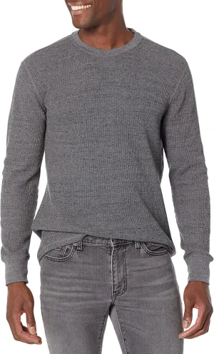 Amazon Essentials Men's Regular-Fit Long-Sleeve Waffle Shirt