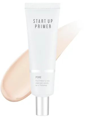 A'PIEU Start Up Pore Primer - Pore Minimizer and Oily Skin Control Formula - Lightweight, Non-Sticky, Hydrating, Wrinkle Filler with Soothing Herbal Extracts
