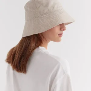 Assembly Label - Linen Bucket Hat - Oat