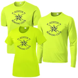 Austin Rowing Club Poly Performance Tees