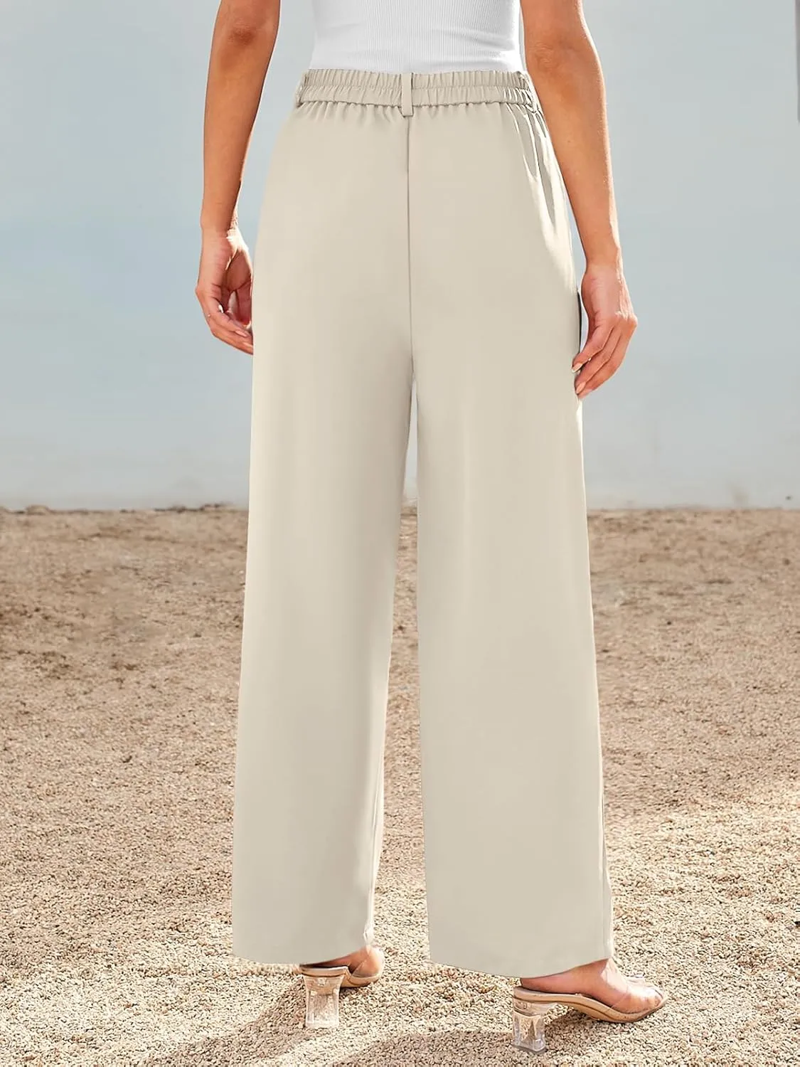 AUTOMET Women Wide Leg Dress Pants High Waisted Loose Fit Business Casual Work Trousers with Pockets 2025