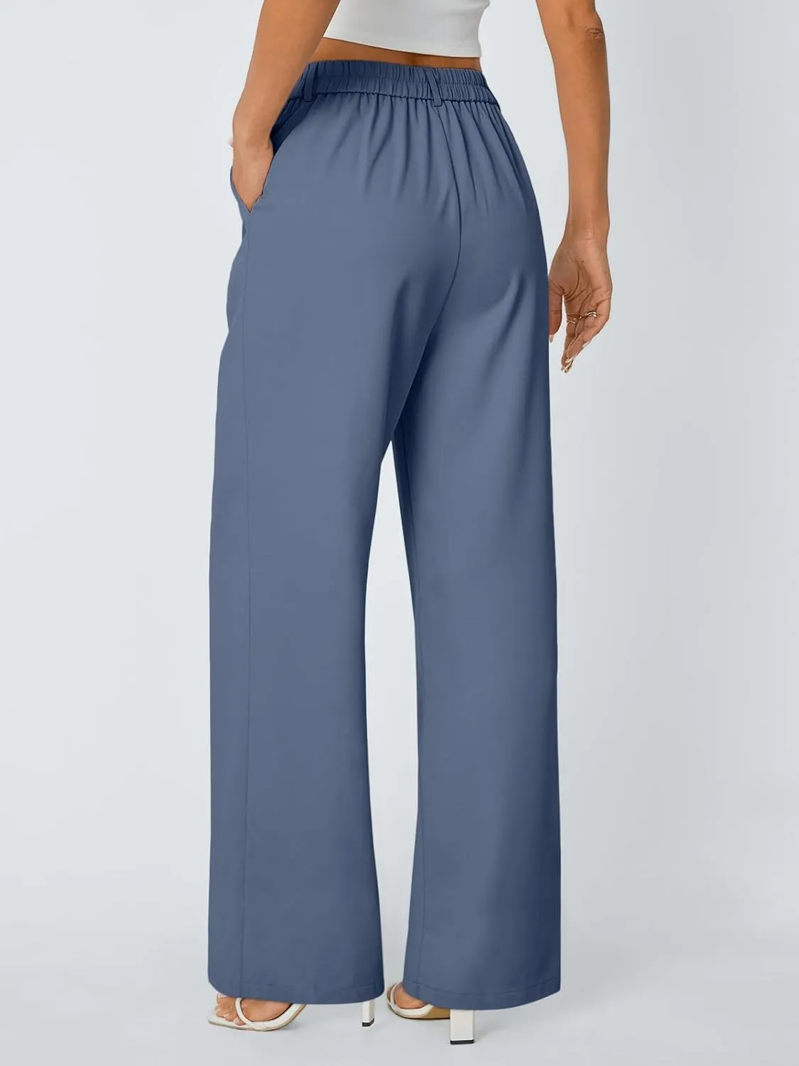AUTOMET Womens Wide Leg Dress Pants Business Casual Work Outfits