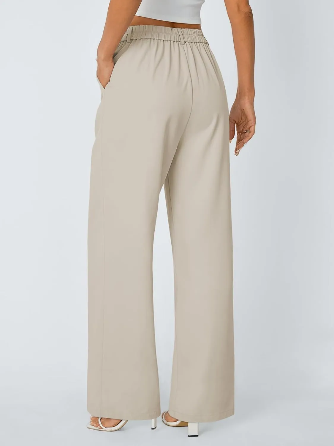 AUTOMET Womens Wide Leg Dress Pants Business Casual Work Outfits