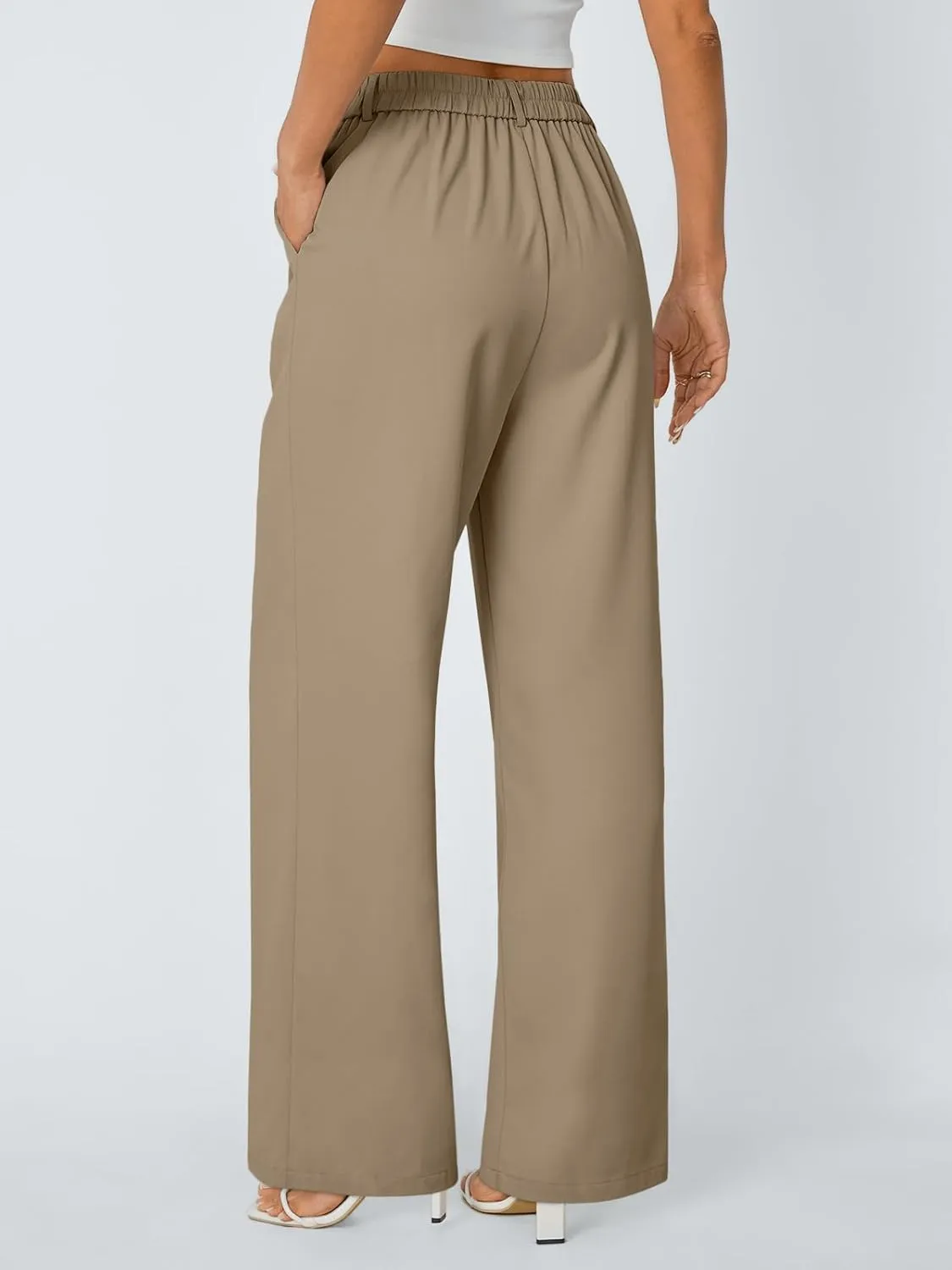 AUTOMET Womens Wide Leg Dress Pants Business Casual Work Outfits
