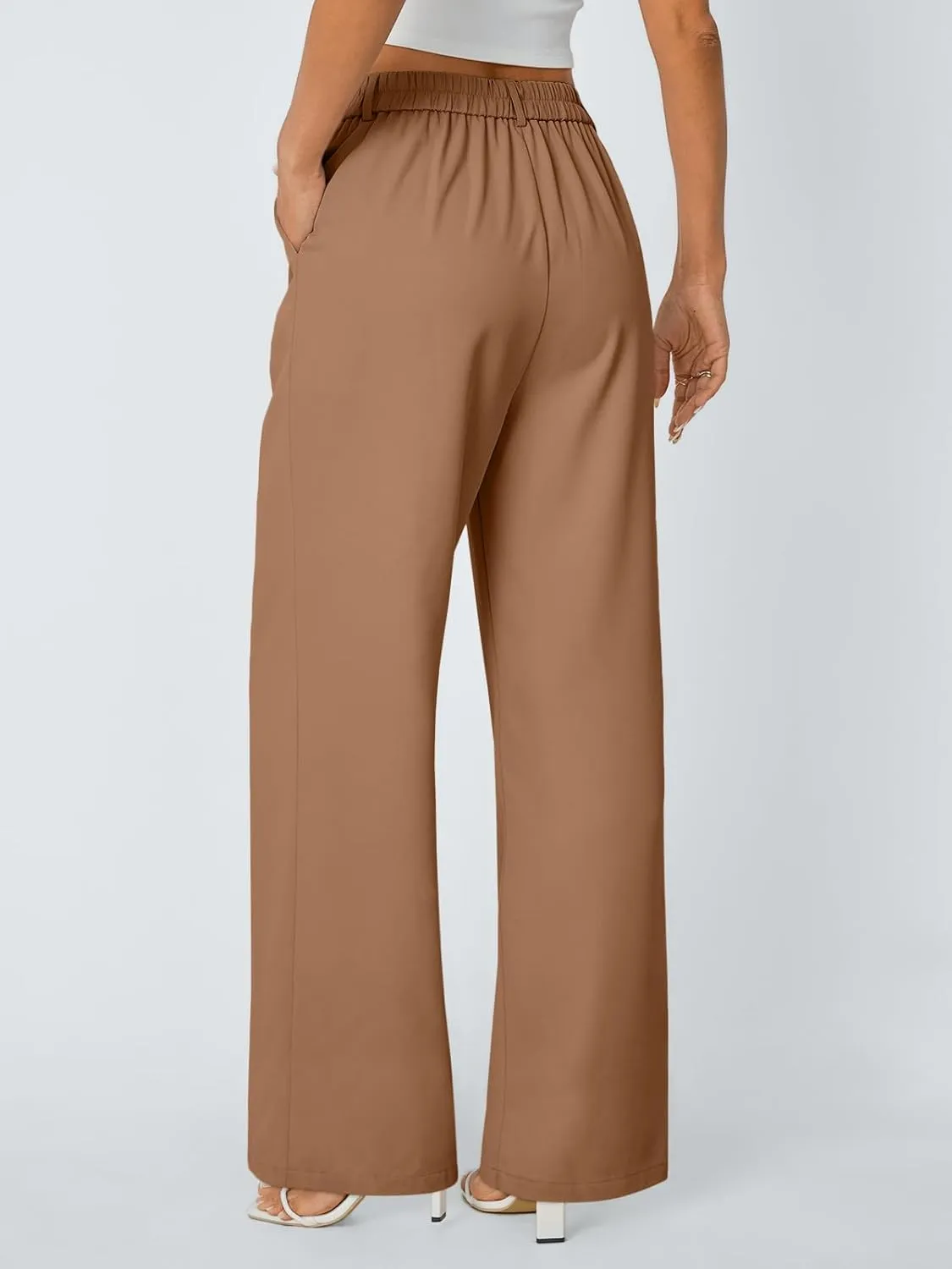 AUTOMET Womens Wide Leg Dress Pants Business Casual Work Outfits