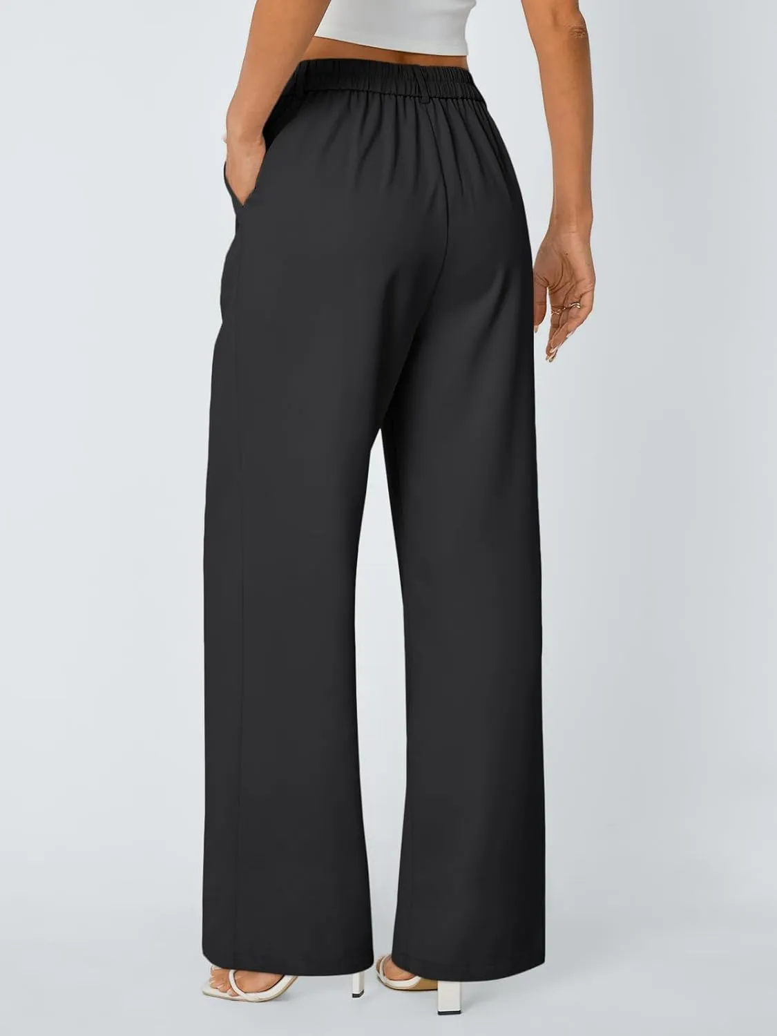 AUTOMET Womens Wide Leg Dress Pants Business Casual Work Outfits