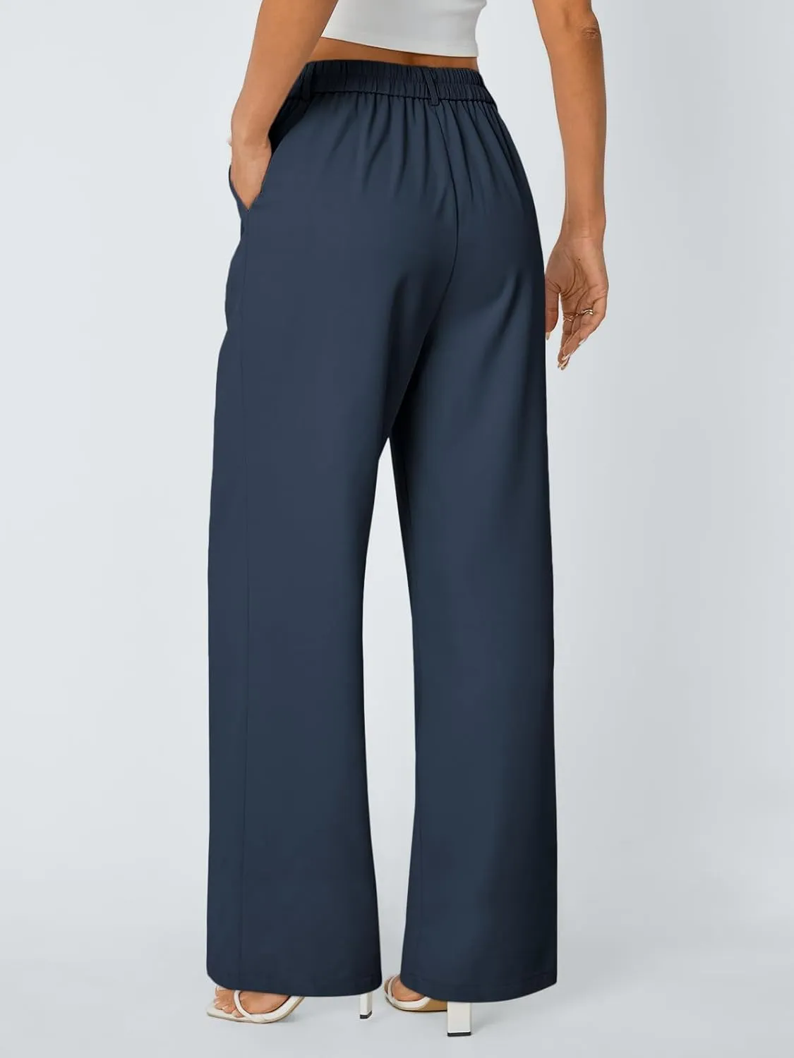 AUTOMET Womens Wide Leg Dress Pants Business Casual Work Outfits
