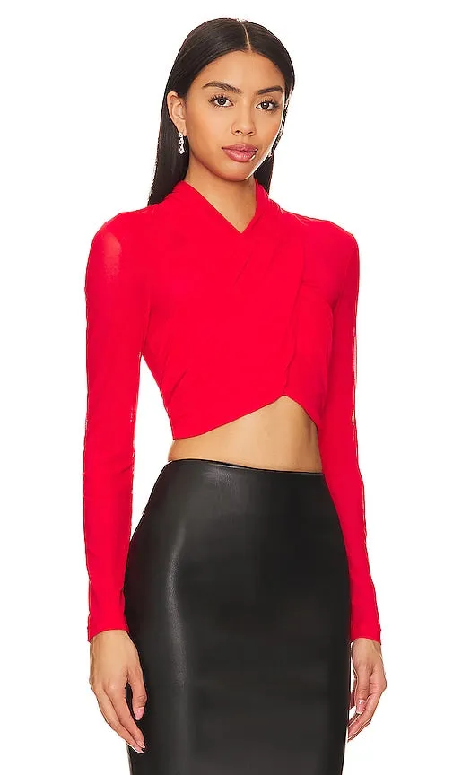 Bardot Aliyah Top in Red
