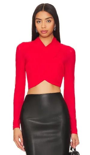 Bardot Aliyah Top in Red