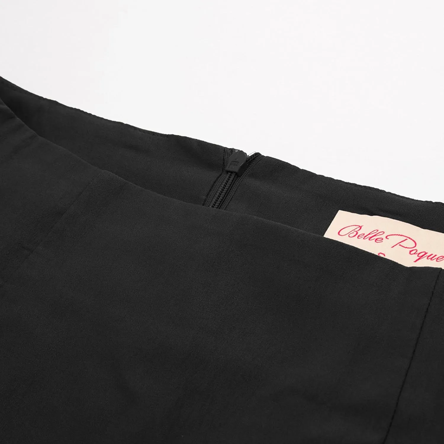 Belle Poque Women Midi High Waist Office Stretchy Pencil Skirt with Bow-Knot BP587
