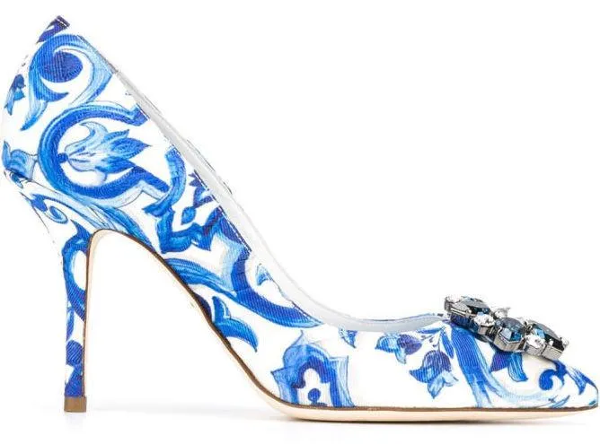 'Bellucci Majolica' Embellished Pumps