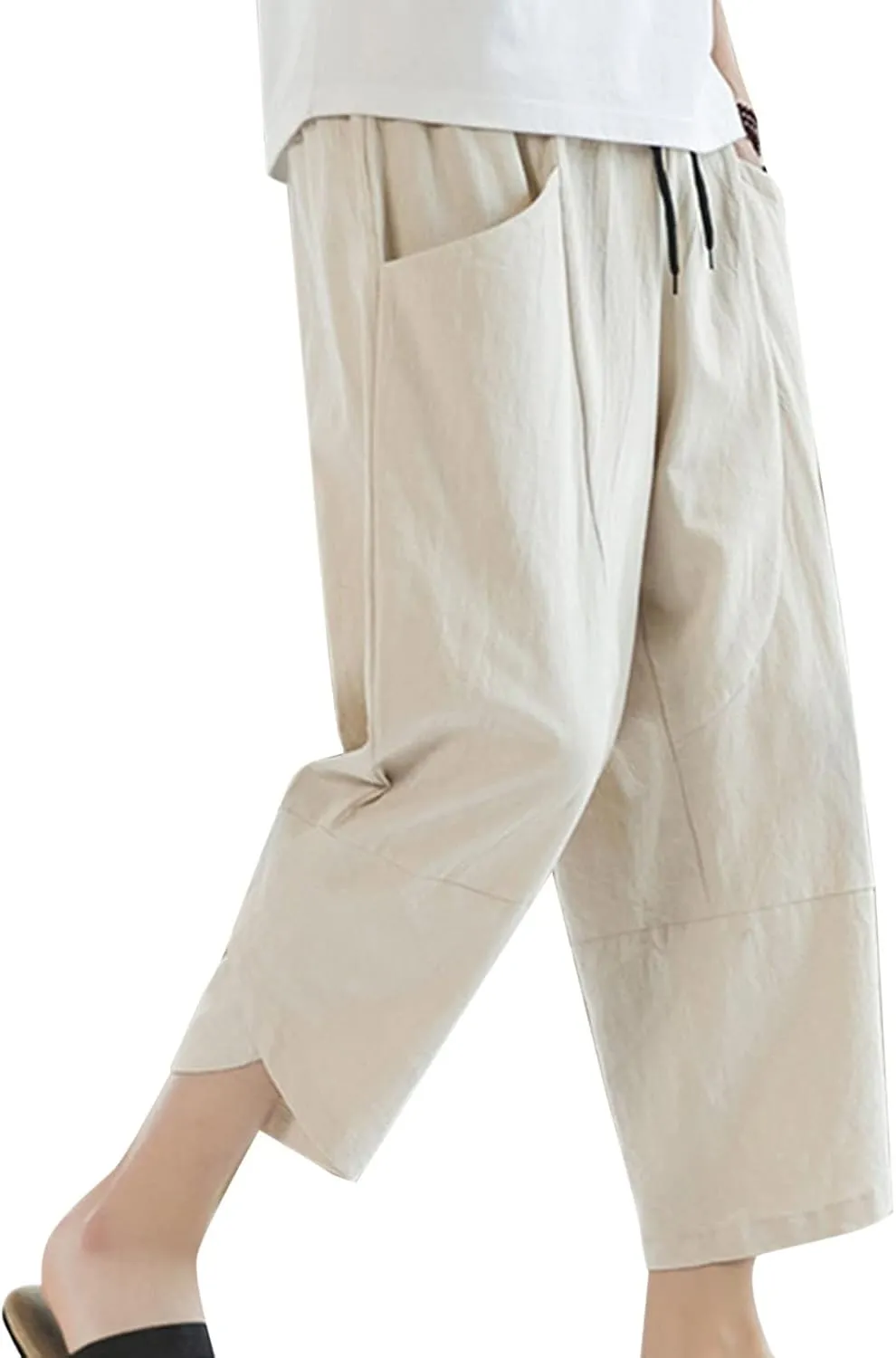 Big and Tall Sweatpants for Men for Men Casual Heavyweight Sweatpants Classic Fit Cargo Work Pants Wild Drawstring