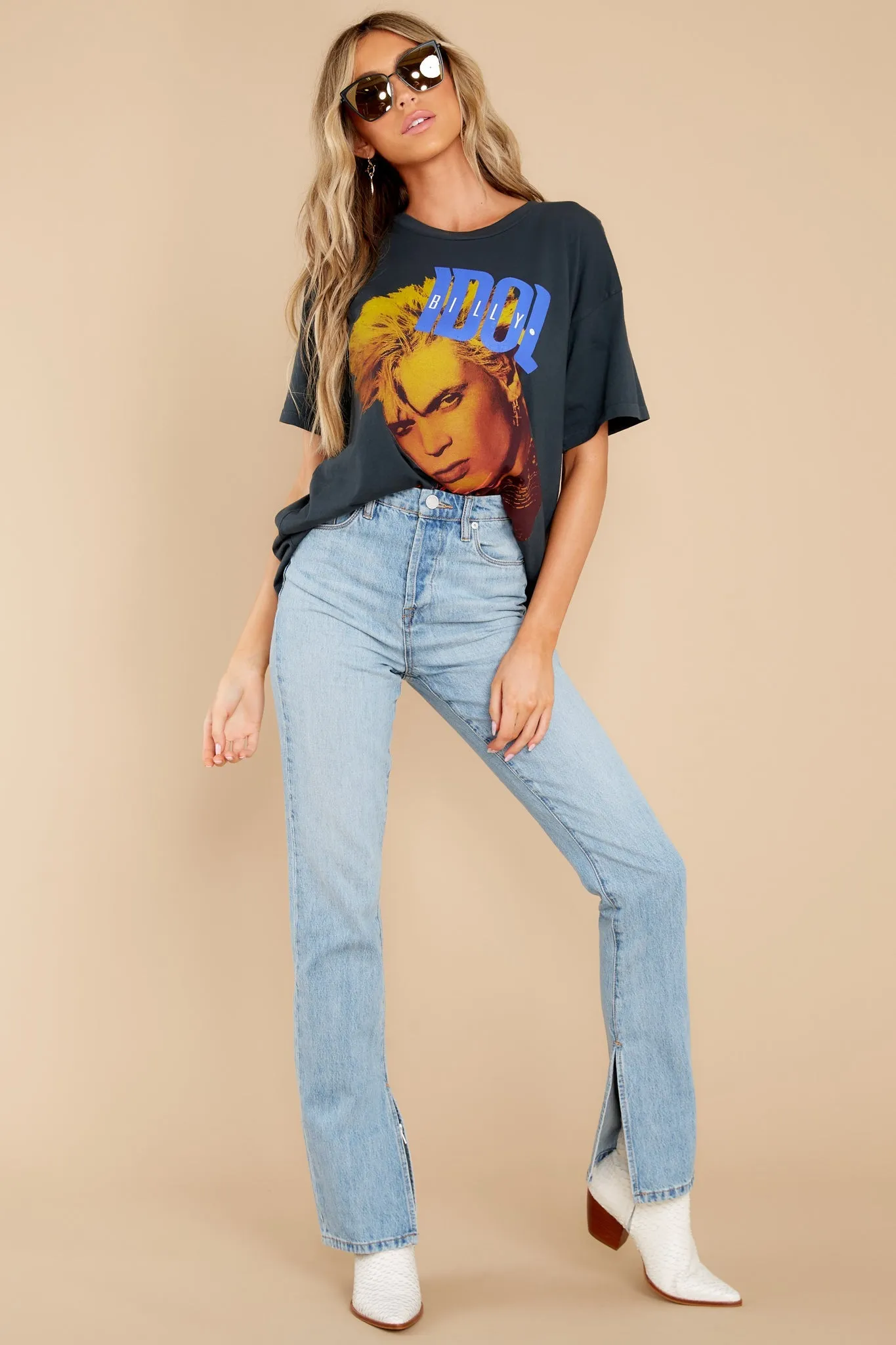 Billy Idol Whiplash Vintage Black Merch Tee