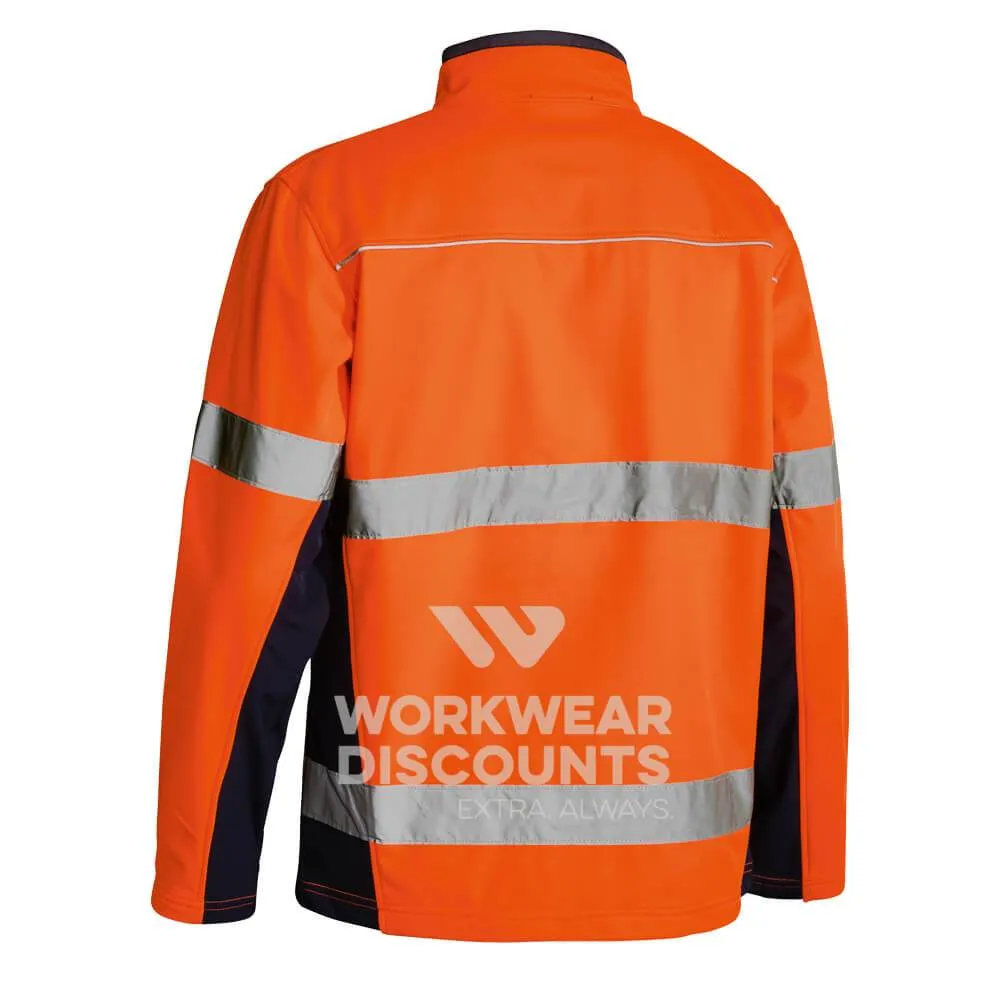Bisley BJ6059T Hi-Vis Taped Breathable Soft Shell Jacket