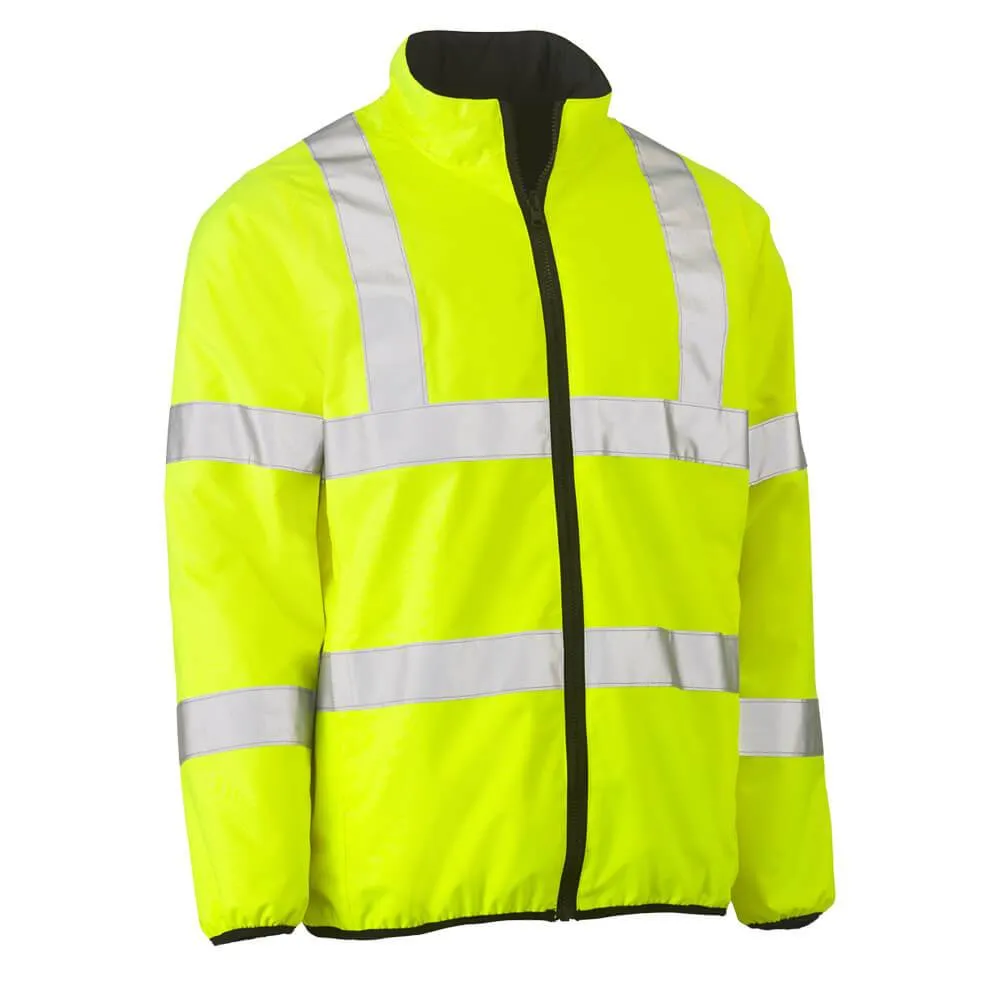 Bisley BJ6350HT Hi-Vis Taped Reversible Puffer Jacket Yellow