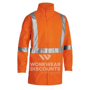 Bisley BJ6968T Hi-Vis Taped Rain Shell Jacket