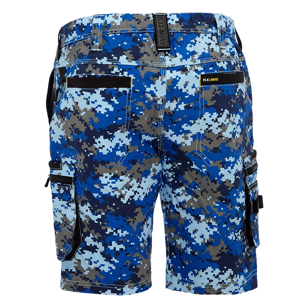 Bisley BSHC1337 Canvas Camo Cargo Short - Limited Edition