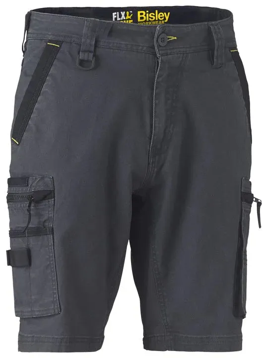 Bisley Flex & Move Stretch Utility Zip Cargo Short