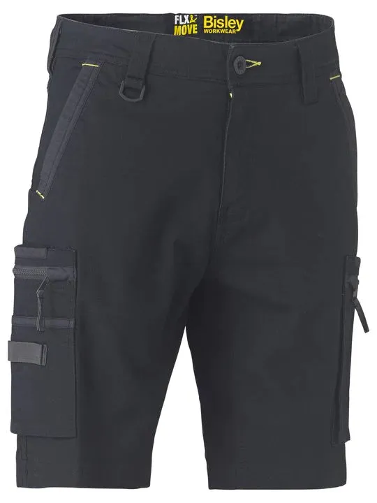 Bisley Flex & Move Stretch Utility Zip Cargo Short