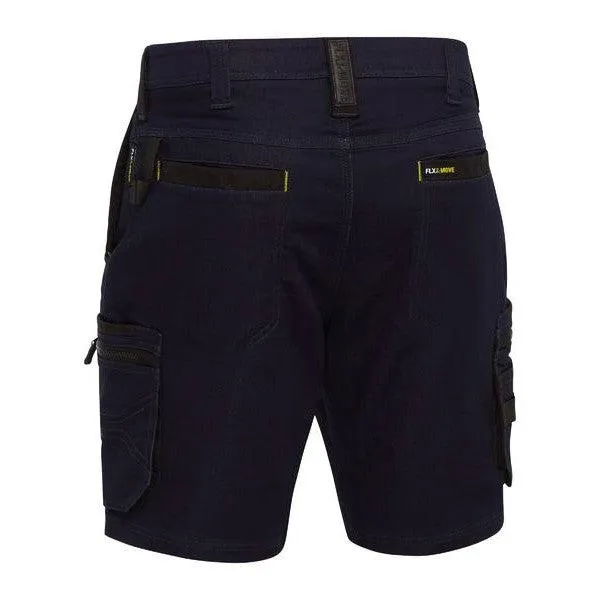 BISLEY UNI BW SRT FLX & MOVE ZIP CARGO SHORTS - BSHC1335