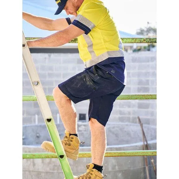 BISLEY UNI BW SRT FLX & MOVE ZIP CARGO SHORTS - BSHC1335